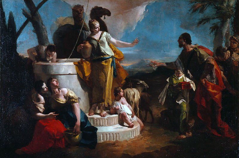 Meeting of Rebecca and Eleazar